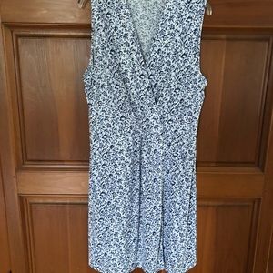 Banana Republic faux wrap dress, size XL.